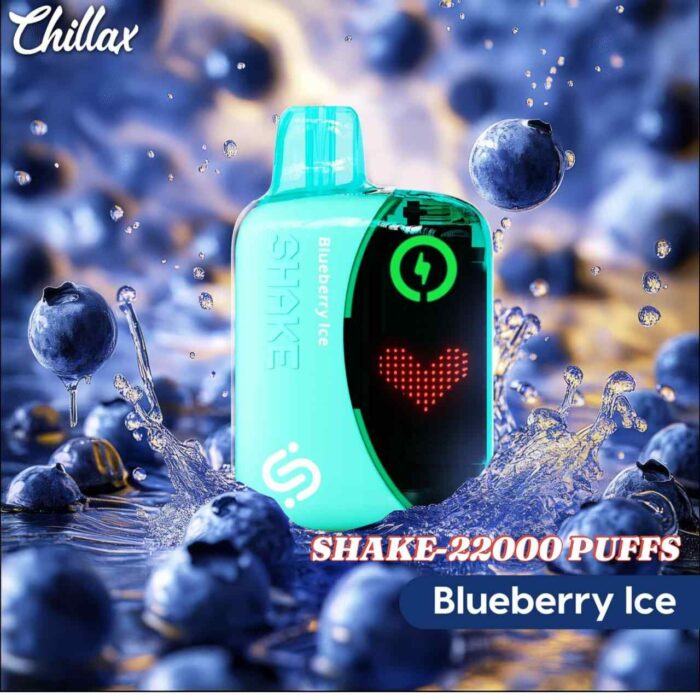 Chillax Raspberry Ice Chillax Shake 22000 Puffs-Long lasting Vaping with LED Interaction
