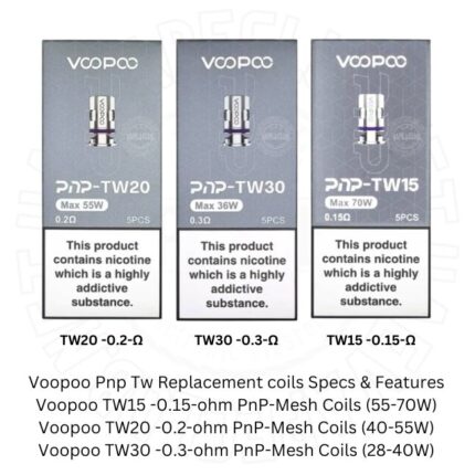 VooPoo PnP-TW Replacement Coils