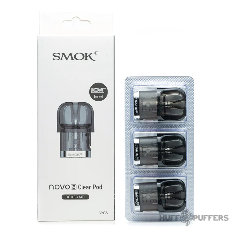 smok-novo-2-clear-pod-dc-mtl SMOK NOVO 2 REPLACEMENT PODS